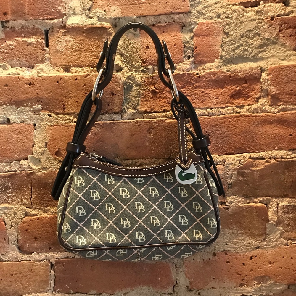 Vintage Dooney and Bourke Monogram Mini Bag